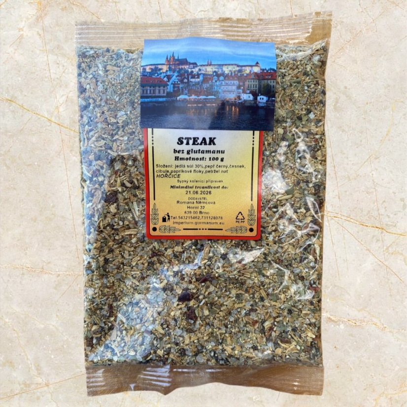 Grilovací koření - více variant - Varianta: Steak - 100 g