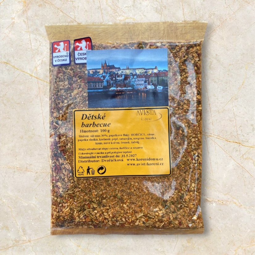 Grilovací koření - více variant - Varianta: Dětské barbecue - 100 g