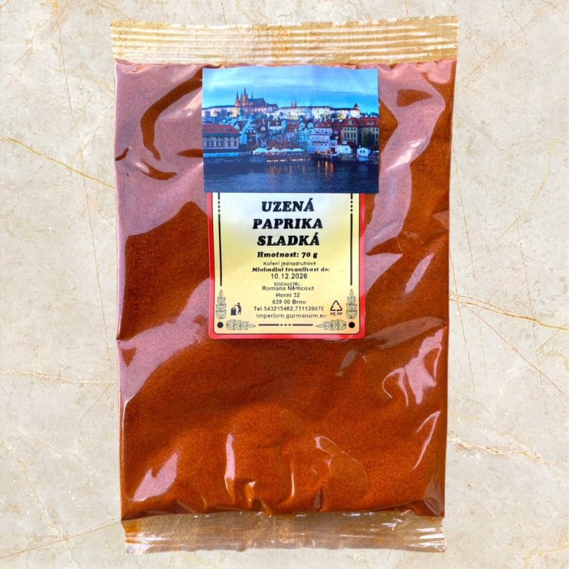 Paprika - více variant - Varianta: Sladká uzená - 70 g