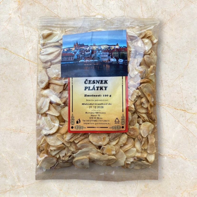 Česnek (plátky) - 100 g