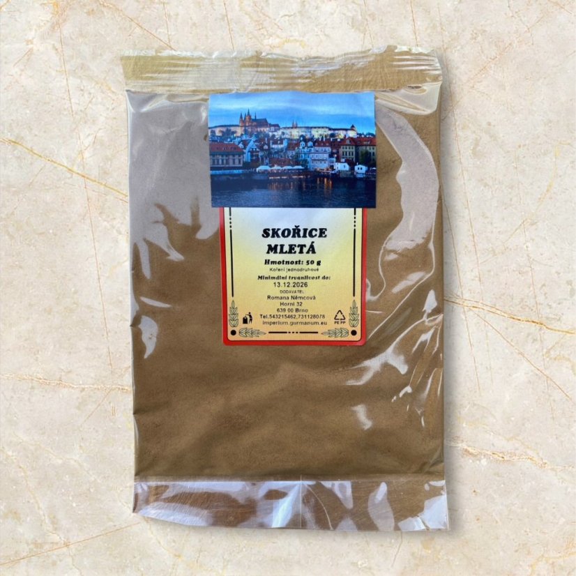 Skořice - více variant - Varianta: Mletá - 50 g