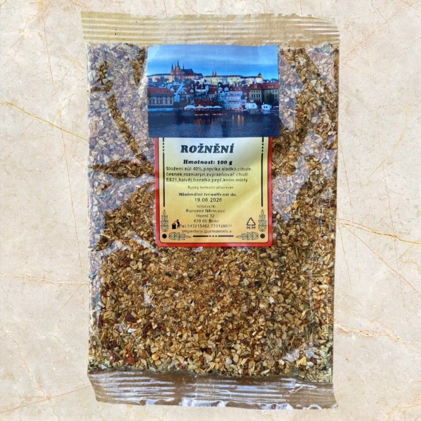 Grilovací koření - více variant - Varianta: Rožnění - 100 g