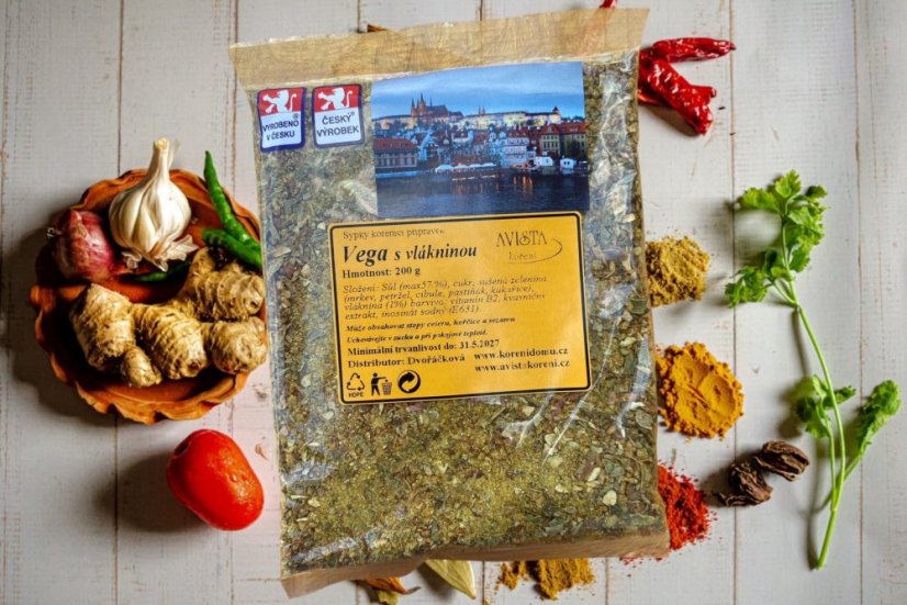 Vega - více variant - Varianta: S vlákninou - 200 g