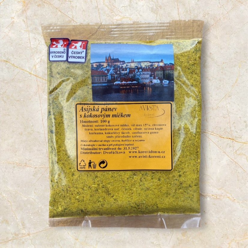 Asijská pánev s kokosovým mlékem - 100 g