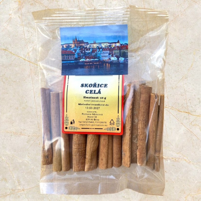 Skořice - více variant - Varianta: Celá - 50 g